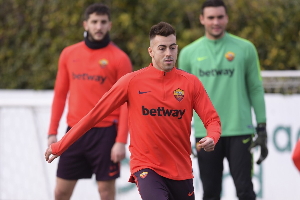 As Roma_rifinitura_Trigoria_El Shaarawy