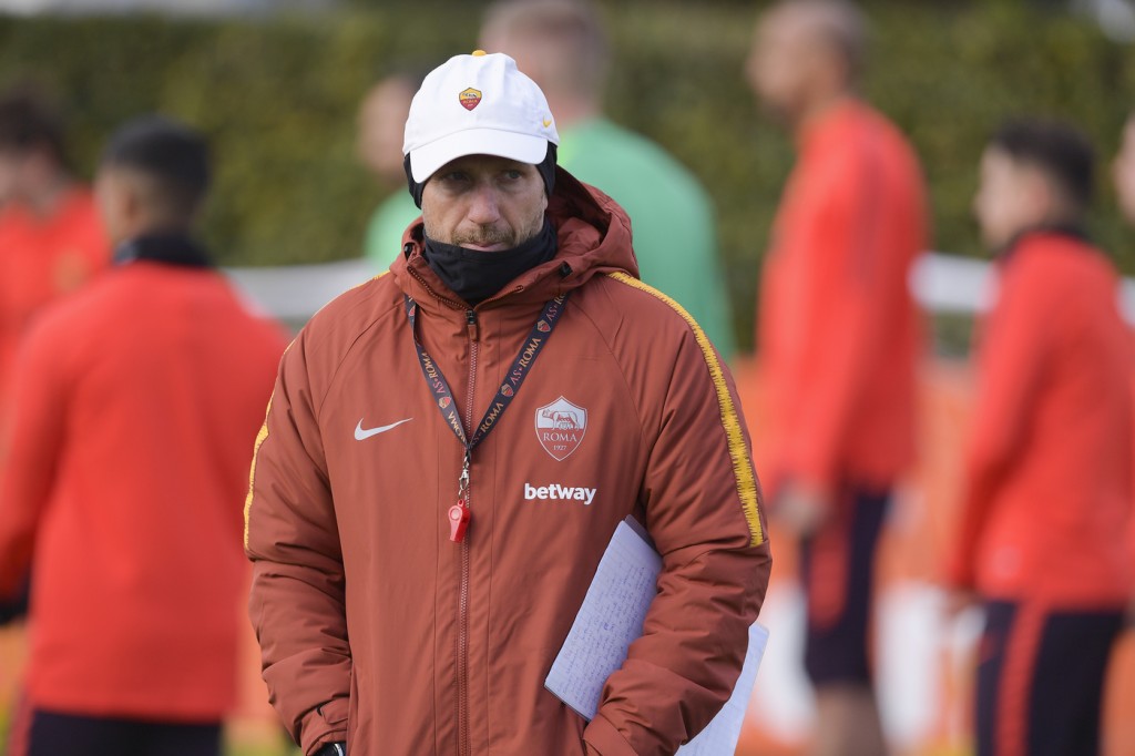 As Roma_rifinitura_Trigoria_Di Francesco