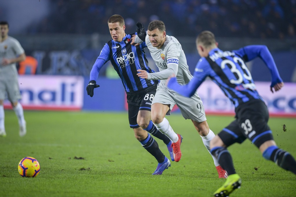 Dzeko Pasalic Atalanta vs Roma - Serie A TIM 2018/2019