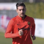 Pellegrini Trigoria, sessione di allenamento dell'AS Roma