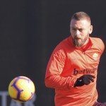 De Rossi Trigoria, sessione di allenamento dell'AS Roma