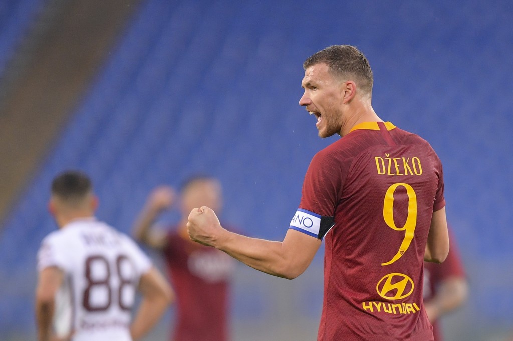 Dzeko AS Roma - Torino