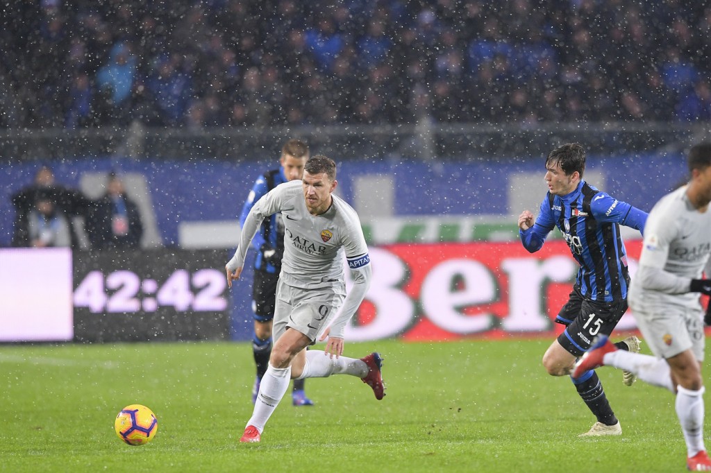 Dzeko Atalanta vs Roma - Serie A TIM 2018/2019