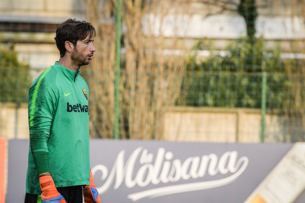 Mirante AS Roma, allenamento a Trigoria