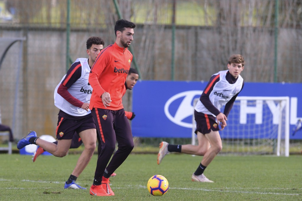 AS Roma_Allenamento_Trigoria_Pastore