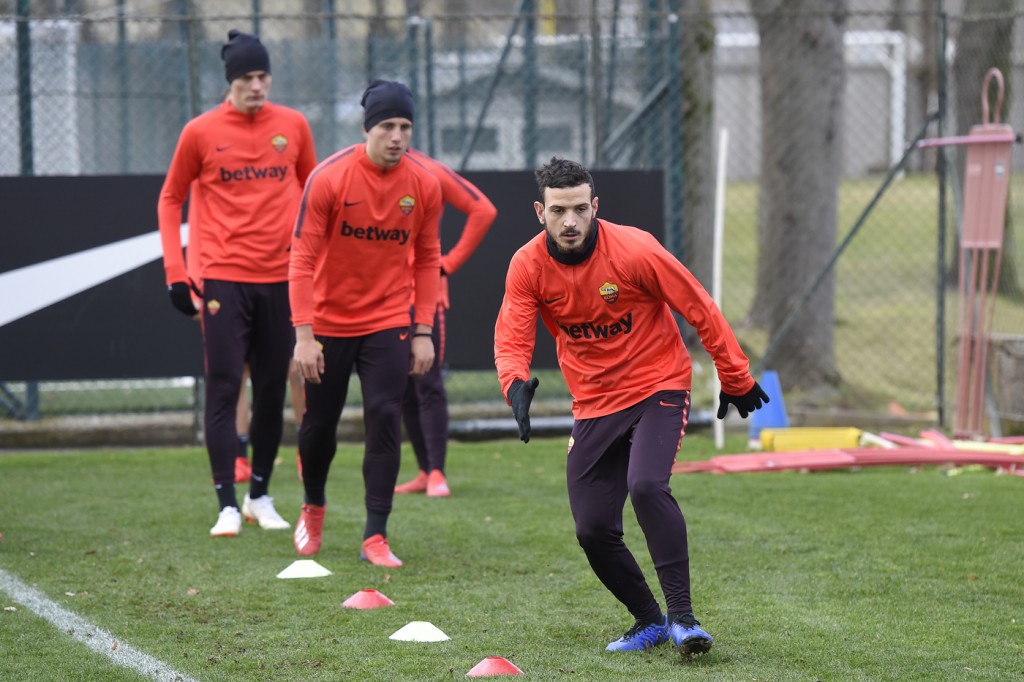 AS Roma_Allenamento_Trigoria_Florenzi