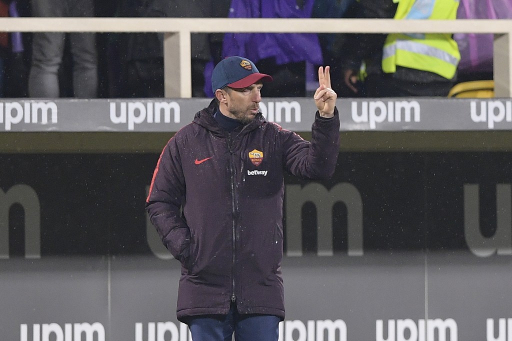 Di Francesco Fiorentina vs Roma - Coppa Italia 2018/2019