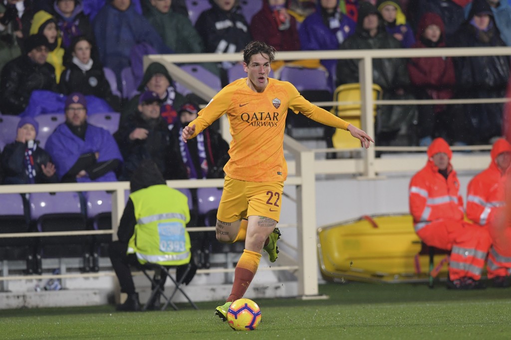 Zaniolo Fiorentina vs Roma - Coppa Italia 2018/2019