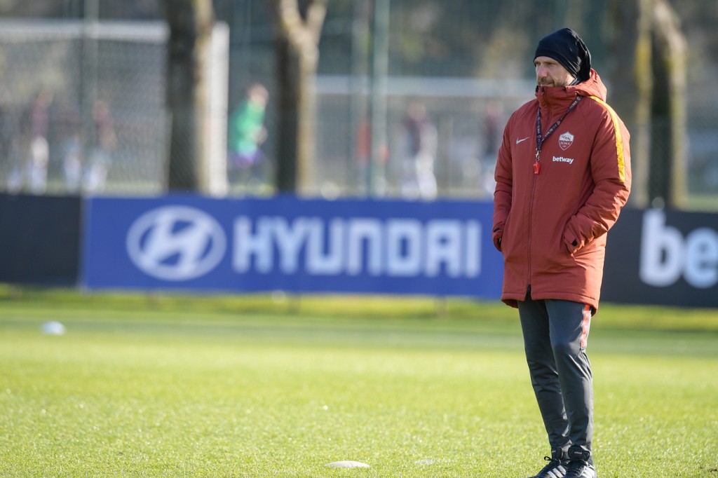 As Roma_Trigoria_Allenamento_Di Francesco