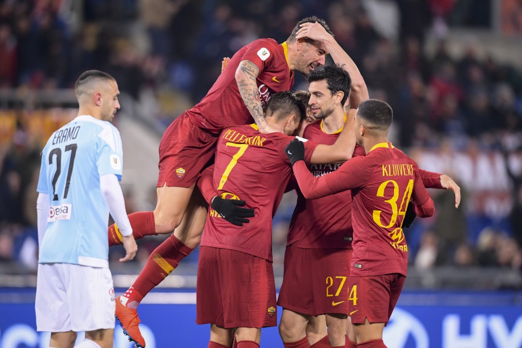 Gol Schick Roma vs Virtus Entella - Coppa Italia 2018-2019