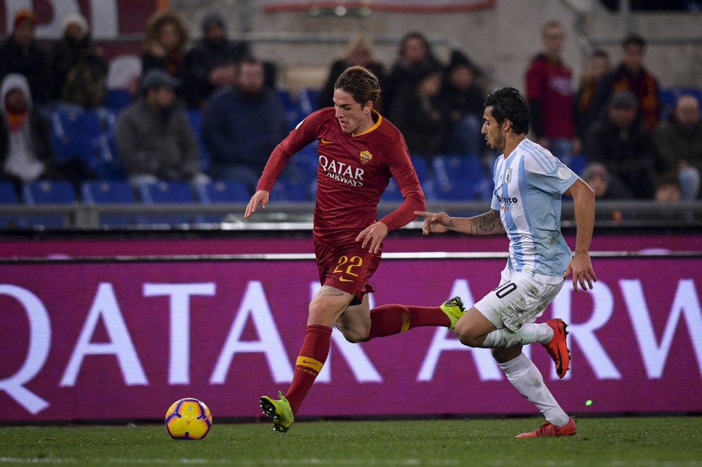 Zaniolo Roma vs Virtus Entella - Coppa Italia 2018-2019