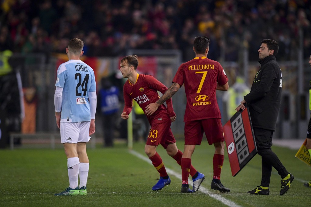 Riccardi Esordio Roma vs Virtus Entella - Coppa Italia 2018-2019