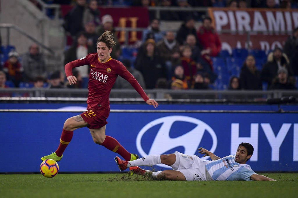 Zaniolo Roma vs Virtus Entella - Coppa Italia 2018-2019