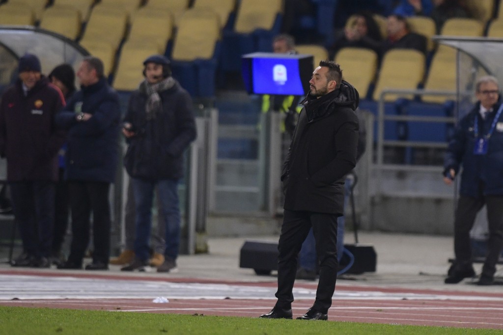 De Zerbi Roma vs Sassuolo - Serie A 2018/2019