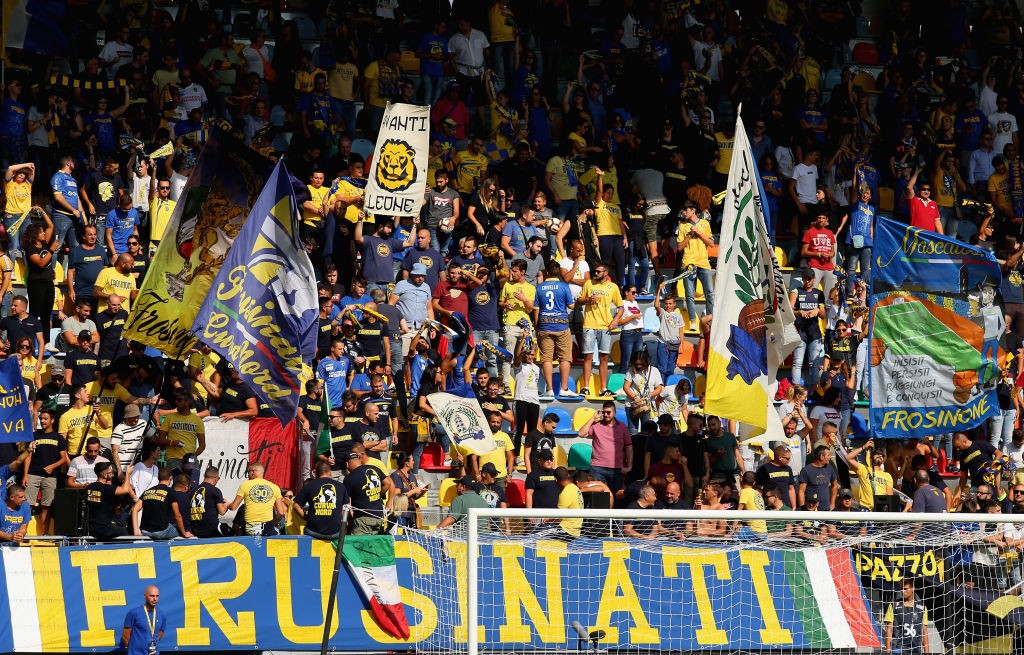 Frosinone tifosi Calcio v Genoa CFC - Serie A