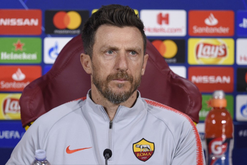 Di Francesco Champions League, conferenza stampa AS Roma
