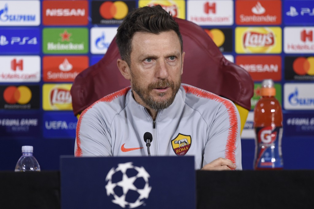 Di Francesco Champions League, conferenza stampa AS Roma