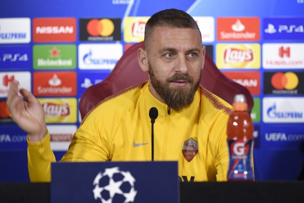 Di Francesco De Rossi Conferenza Champions 17