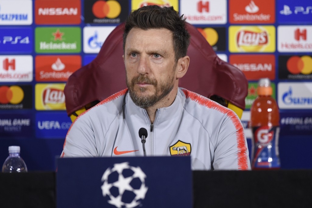 Champions League, conferenza stampa AS Roma