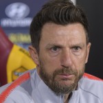 AS Roma, conferenza stampa dell'allenatore Eusebio Di Francesco