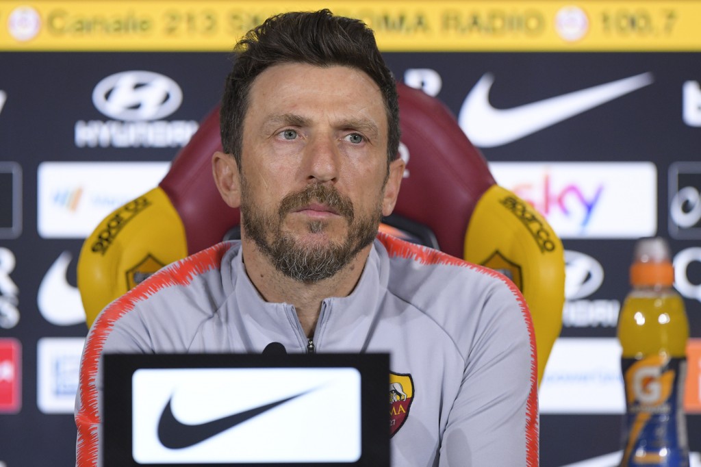 Trigoria_Conferenza stampa_FrosinoneRoma_Di Francesco