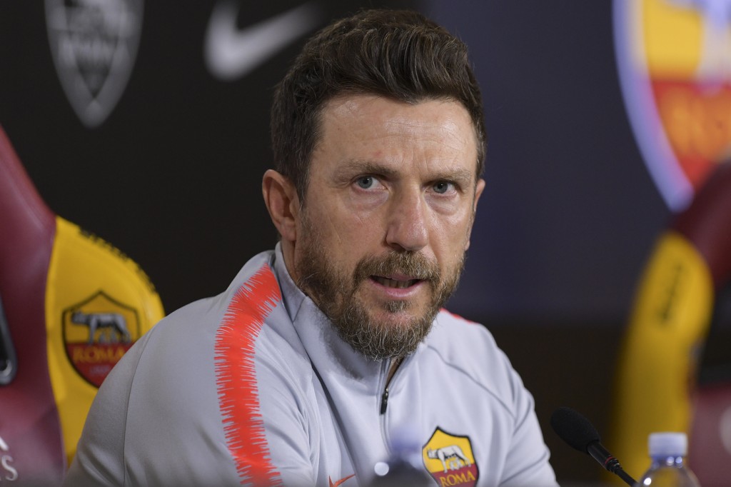 Trigoria_Conferenza stampa_FrosinoneRoma_Di Francesco