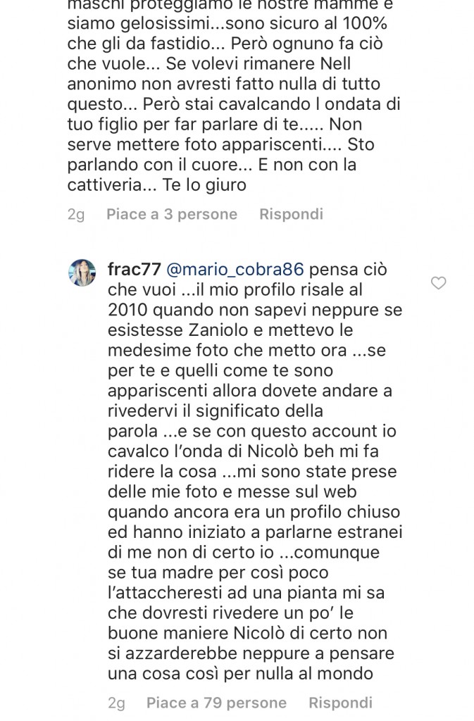 commenti mamma zaniolo_5