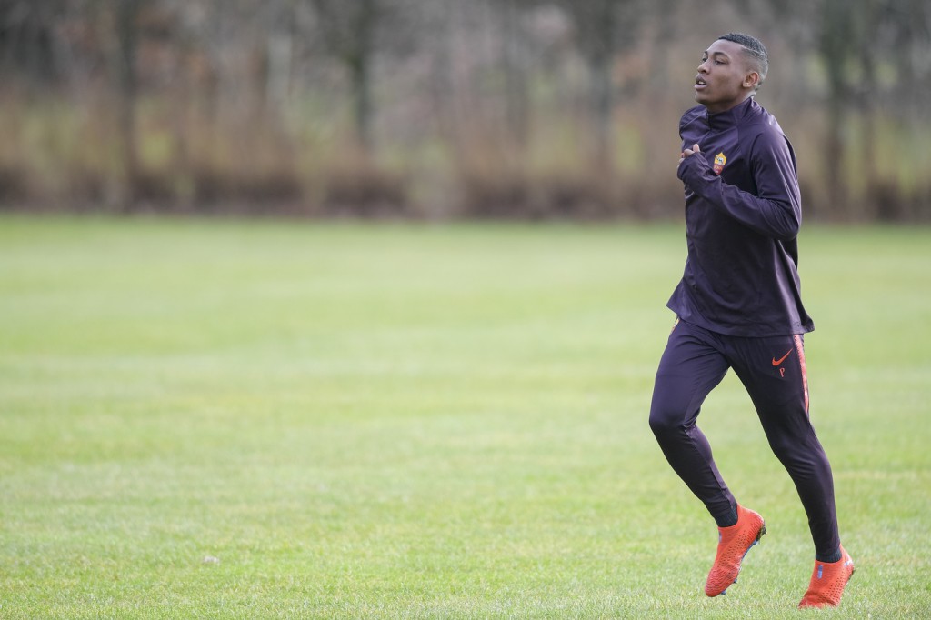 freddi greco UEFA Youth League, allenamento della Primavera dell'AS Roma a Herning