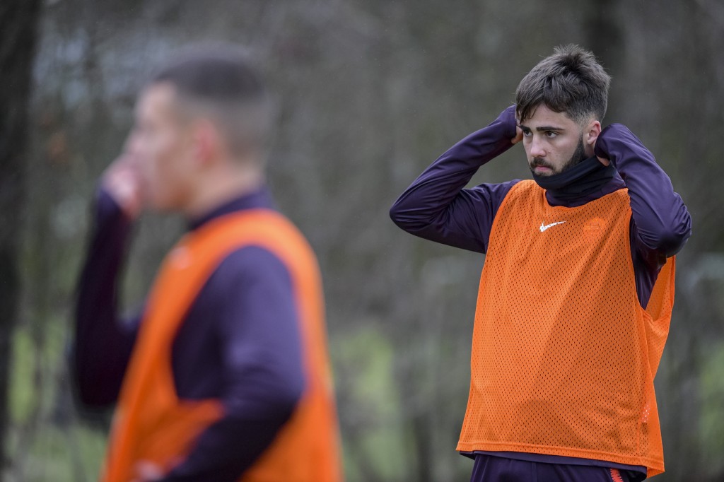 pezzella UEFA Youth League, allenamento della Primavera dell'AS Roma a Herning