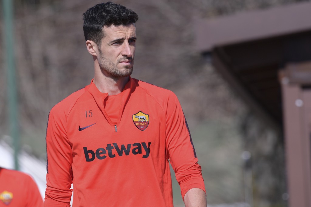 Marcano AS Roma, Sessione di allenamento