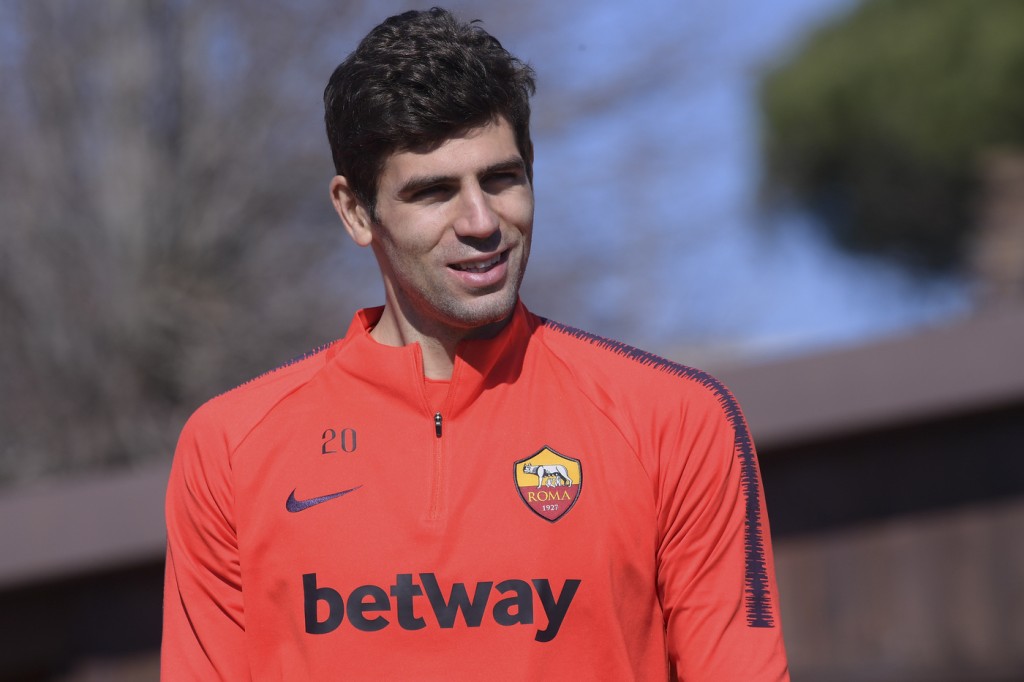 Fazio AS Roma, Sessione di allenamento