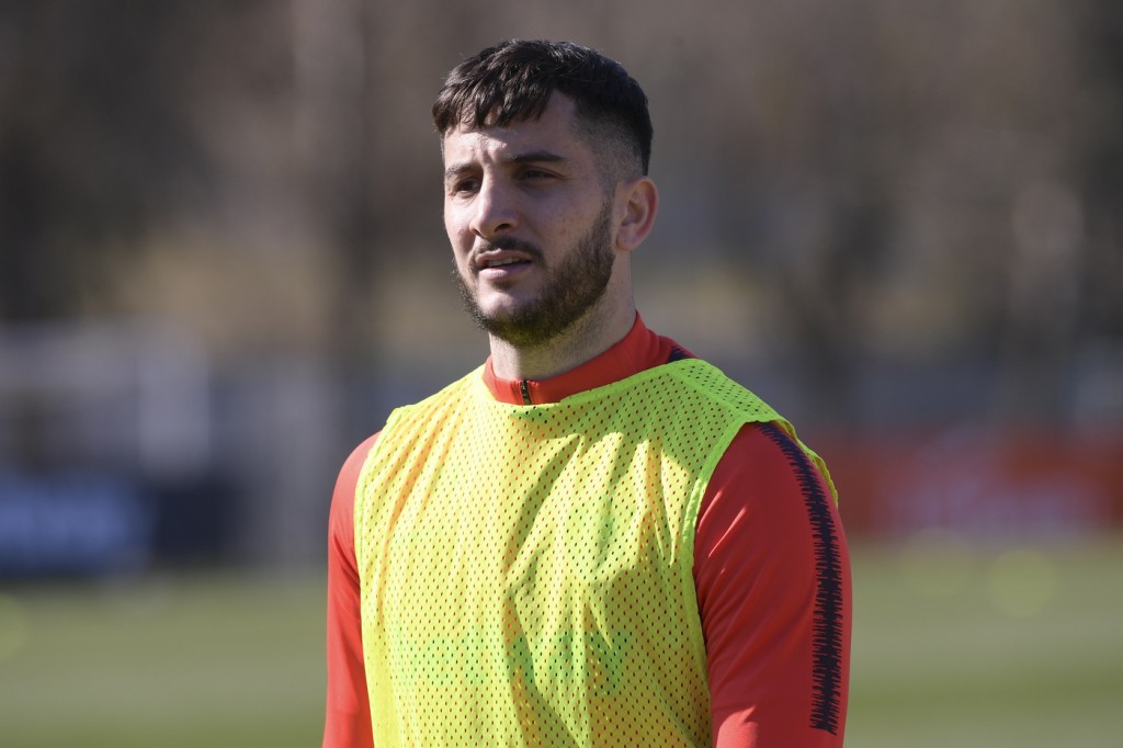 Manolas AS Roma, Sessione di allenamento