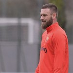 De Rossi AS Roma, allenamento a Trigoria