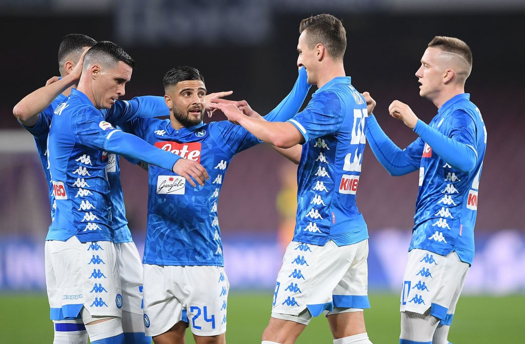 Insigne Milik SSC Napoli v UC Sampdoria - Serie A