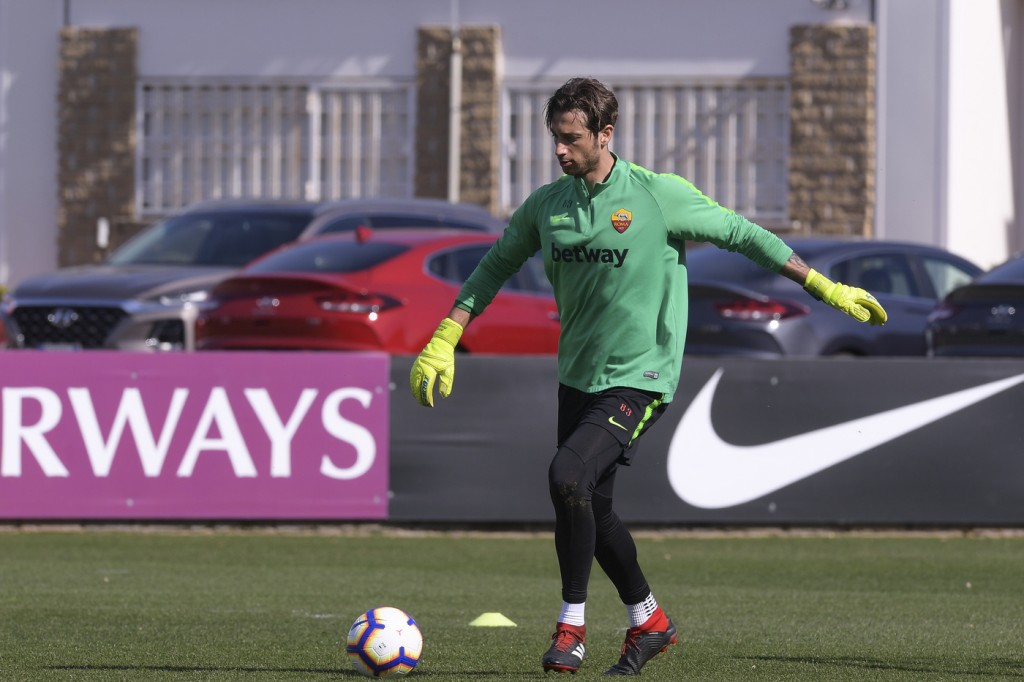 Mirante AS Roma, sessione di allenamento in vista del derby