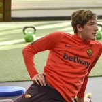 Zaniolo Trigoria, sessione di allenamento dell'AS Roma