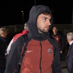 pastore Serie A, i giocatori della Roma arrivano a Frosinone
