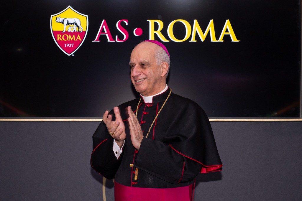 fisichella AS Roma, presentazione nuova sede EUR