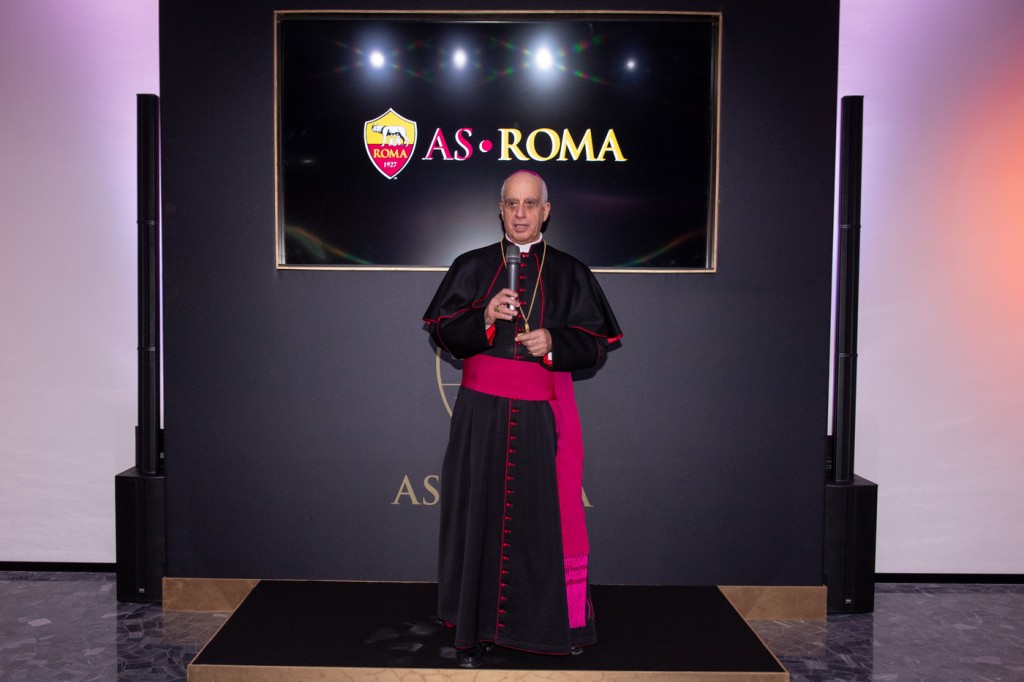 fisichella AS Roma, presentazione nuova sede EUR