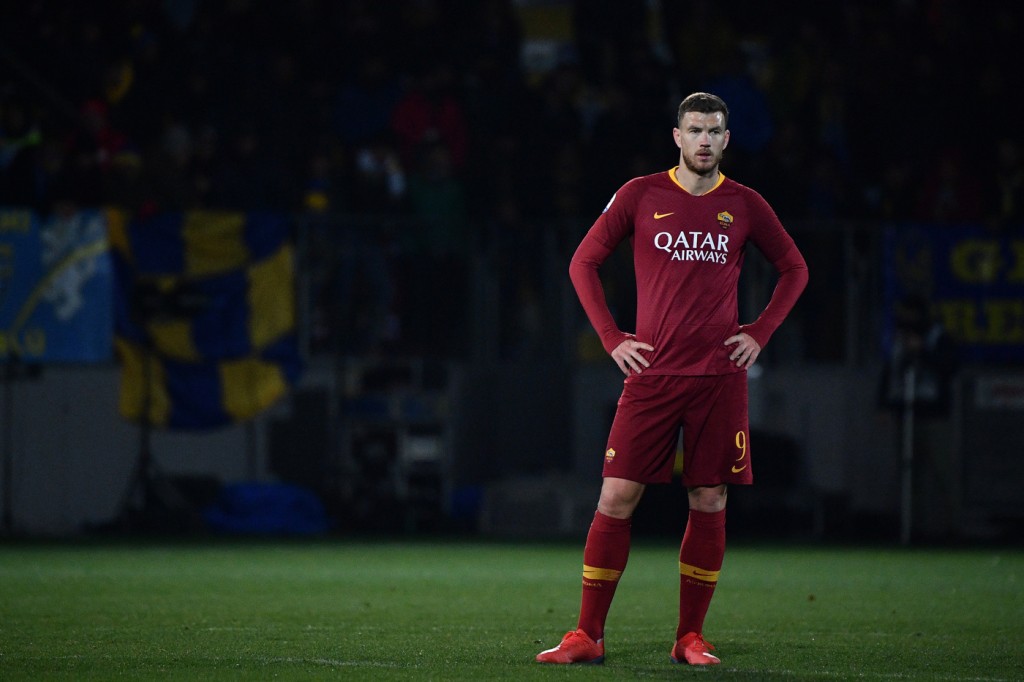 dzeko Frosinone vs Roma - Serie A TIM 2018/2019