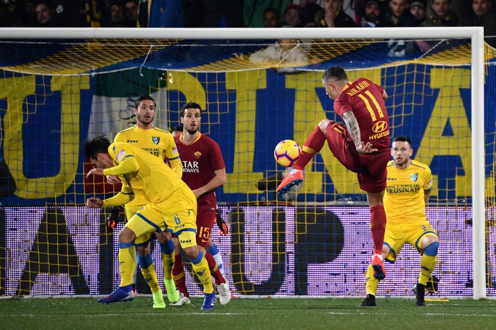 kolarov Frosinone vs Roma - Serie A TIM 2018/2019