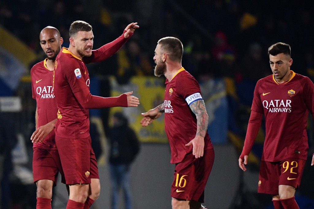 dzeko de rossi Frosinone vs Roma - Serie A TIM 2018/2019