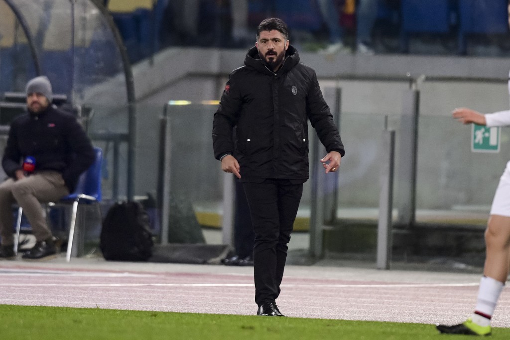 Gattuso Roma vs Milan - Serie A TIM 2018/2019