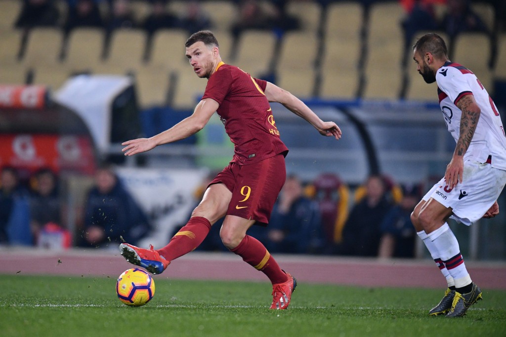 Roma-Bologna Dzeko 02