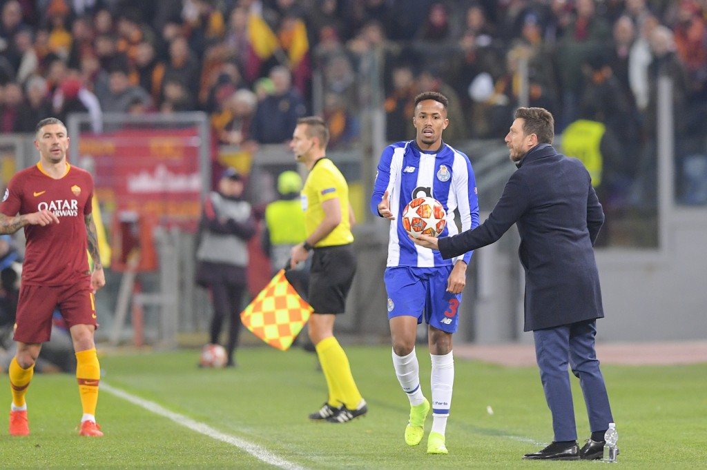 Di Francesco Eder Militao Roma vs Porto - UEFA Champions League 2018/2019