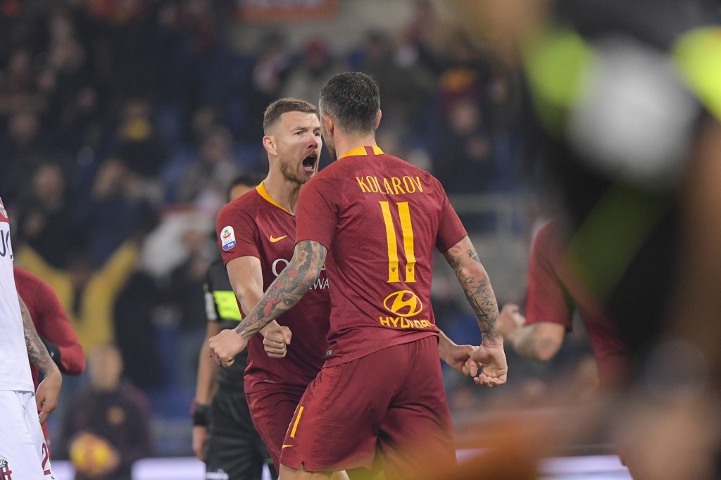 Roma-Bologna Kolarov Dzeko