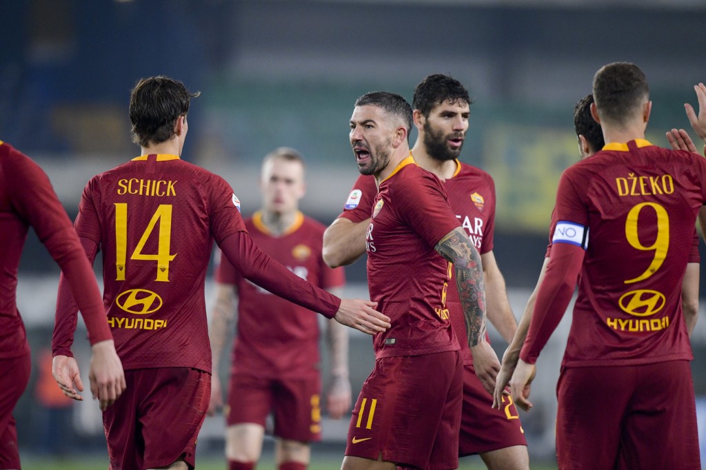 kolarov Chievo vs Roma - Serie A Tim 2018/2019