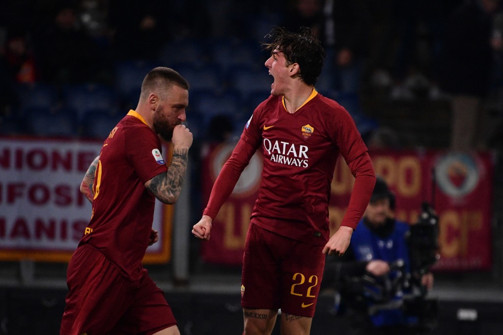 zaniolo Roma vs Milan - Serie A TIM 2018/2019