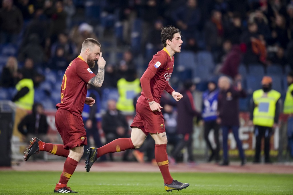 zaniolo de rossi Roma vs Milan - Serie A TIM 2018/2019