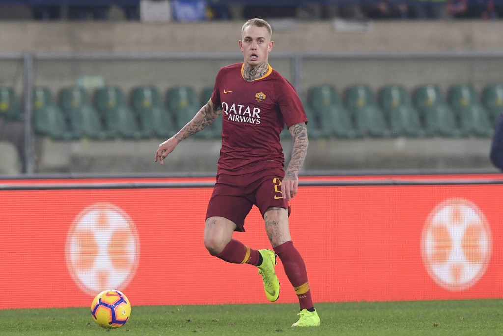 Karsdorp Chievo vs Roma - Serie A Tim 2018/2019